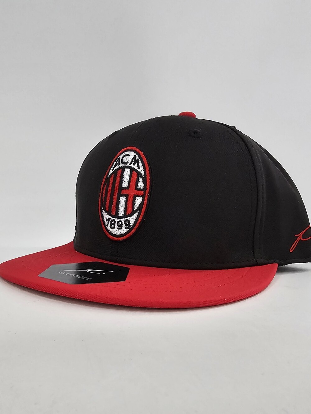 AC Milan 1899 Serie A Soccer Team Fi Collection Snapback Men's Cap